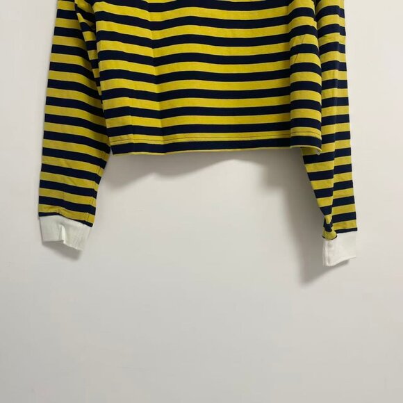 Striped Knit Polo Shirt - Picture 8 of 12